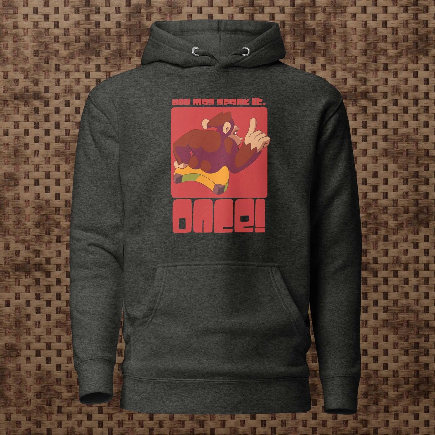 Donkey Kong  Hoodie Charcoal Heather