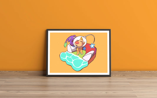 Pikmin Louie Poster - Pikmin Art Print