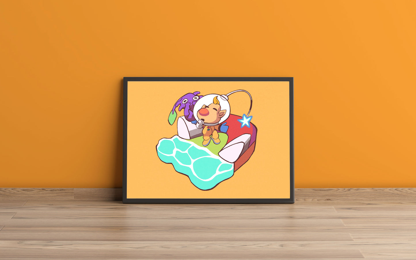 Pikmin Louie Poster - Pikmin Art Print