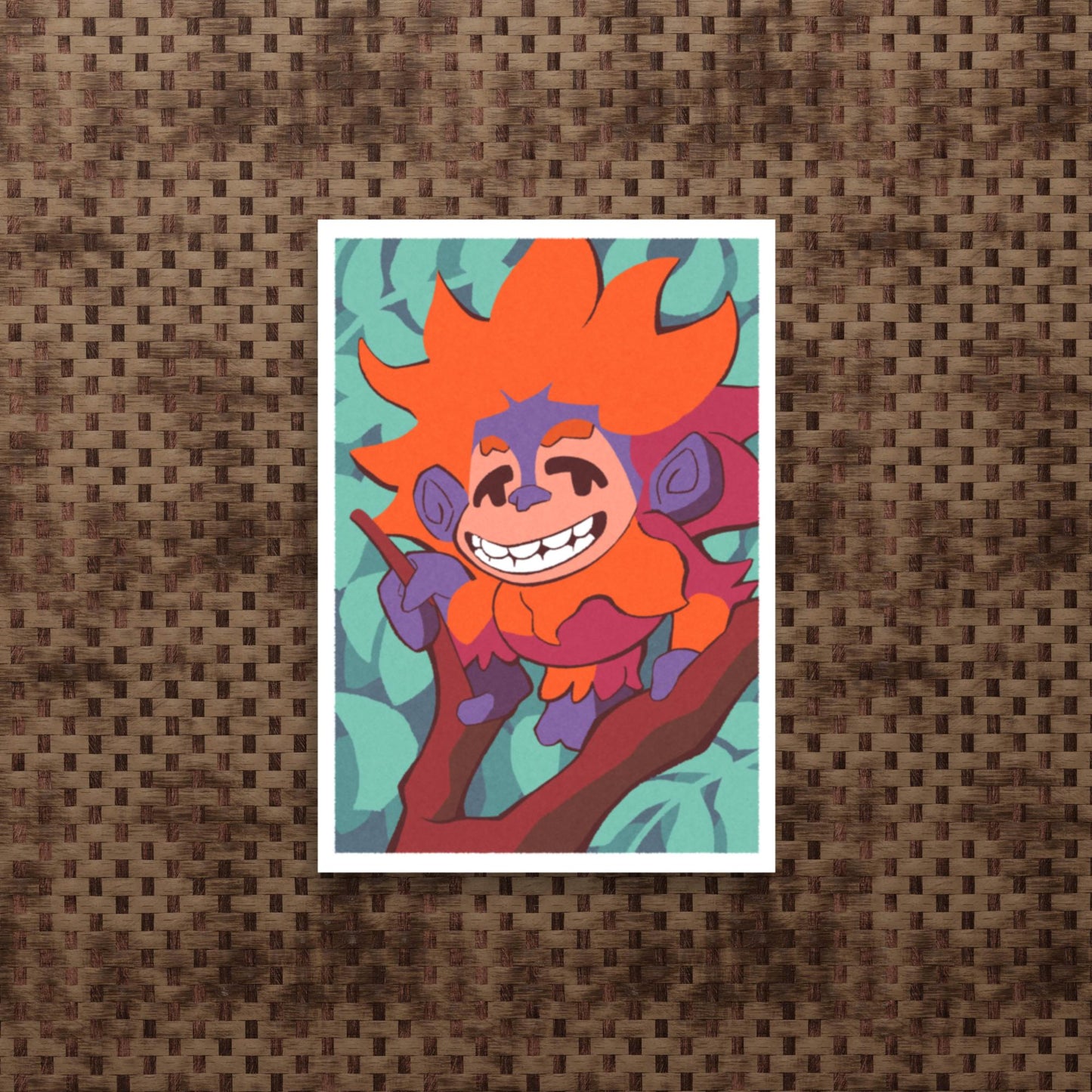 Baby Orangutan poster - Orangutan Art Print