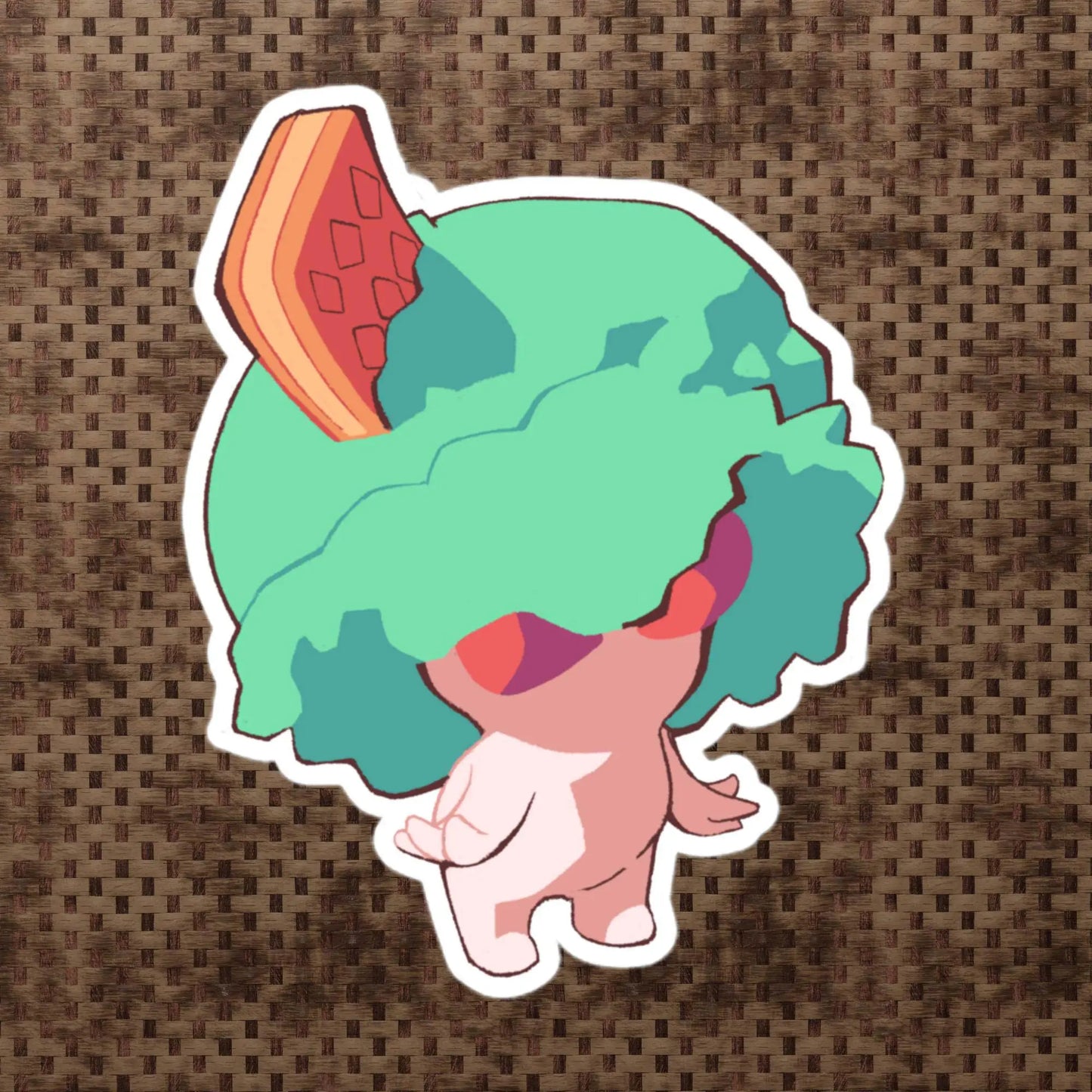 Mint Ice Cream Pikmin Sticker