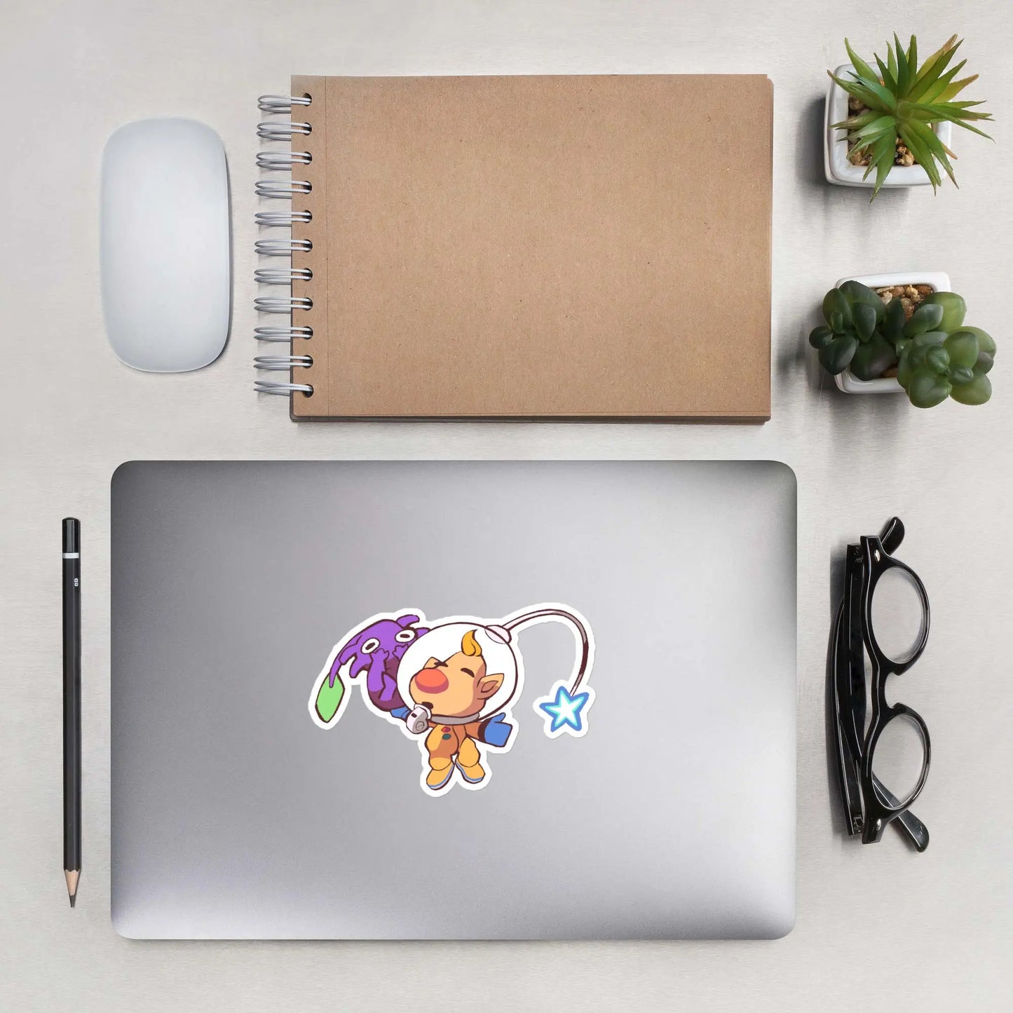 Pikmin Louie's purple Pikmin sticker