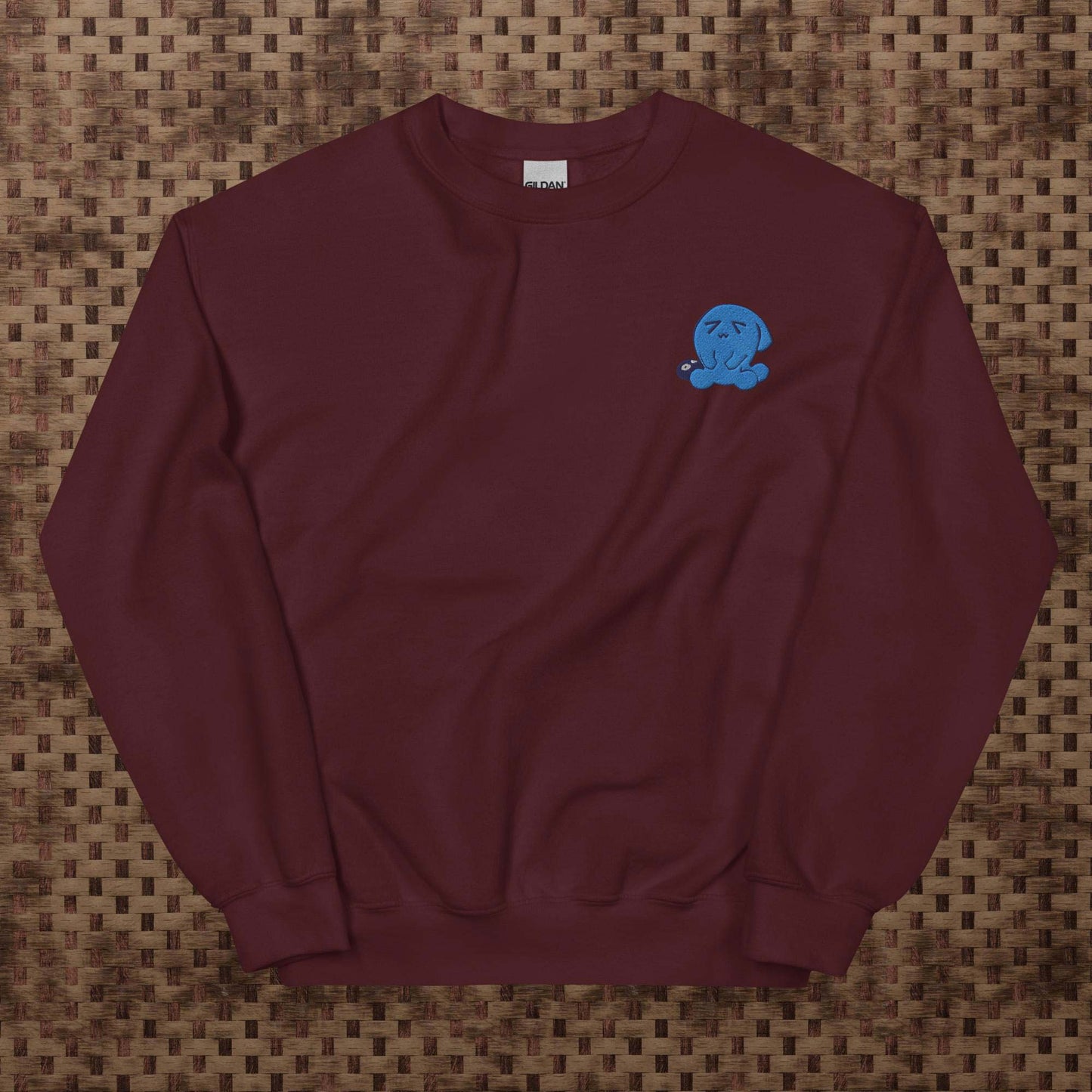 Wobbuffet Bean Embroidered Sweatshirt