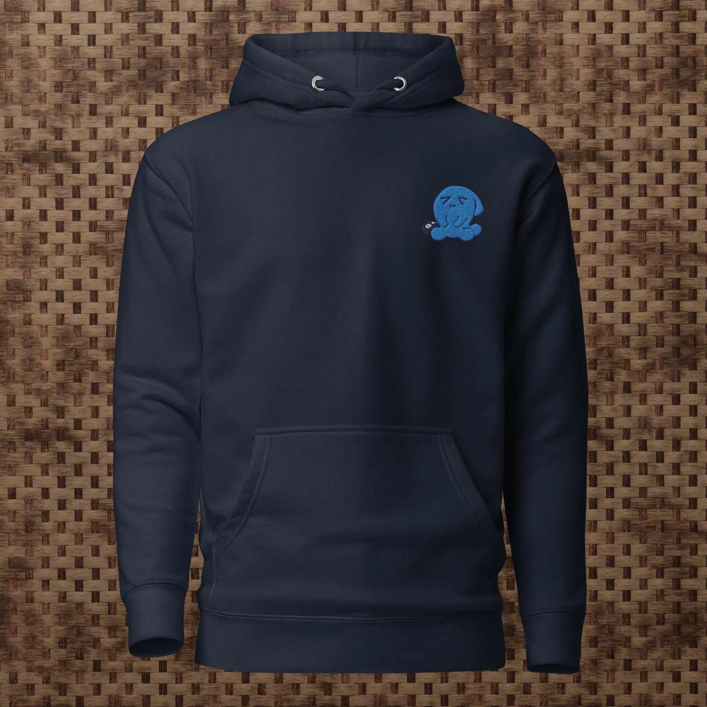 Wobbuffet Bean Embroidered Hoodie